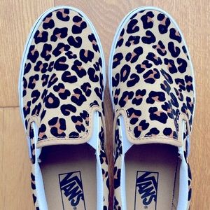 Vans Classic Slip-On Leopard/True White size 8